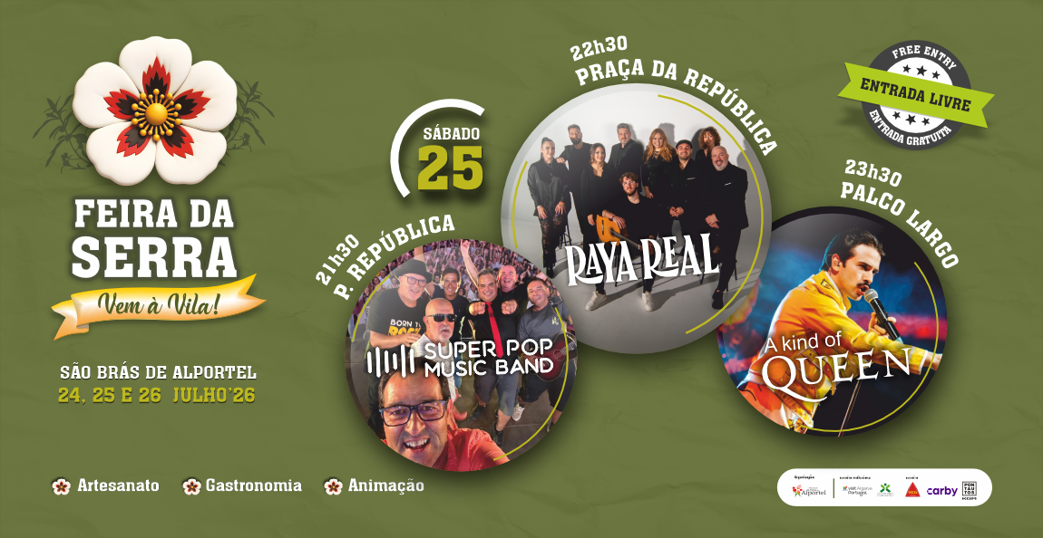 Cartaz Feira da Serra 2026 - Dia 25