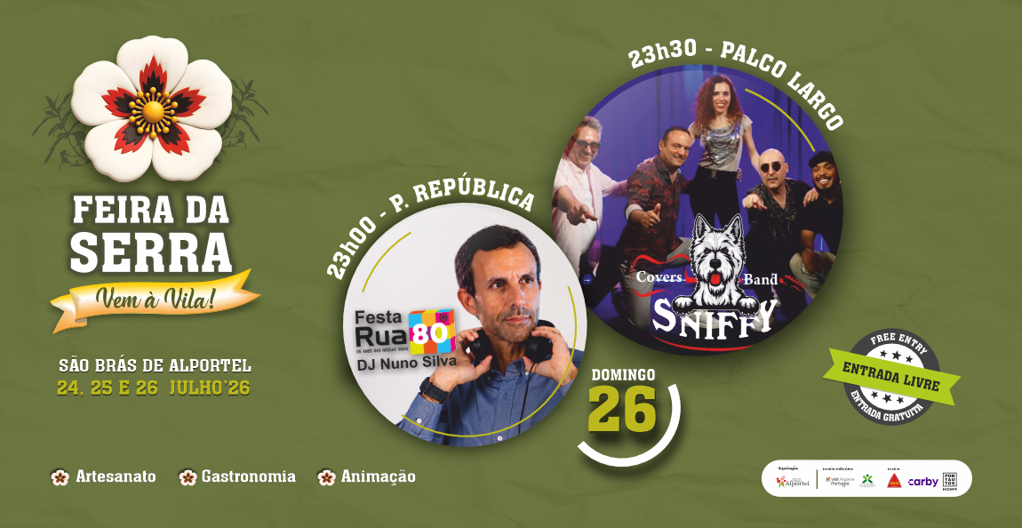 Cartaz Feira da Serra 2026 - Dia 26